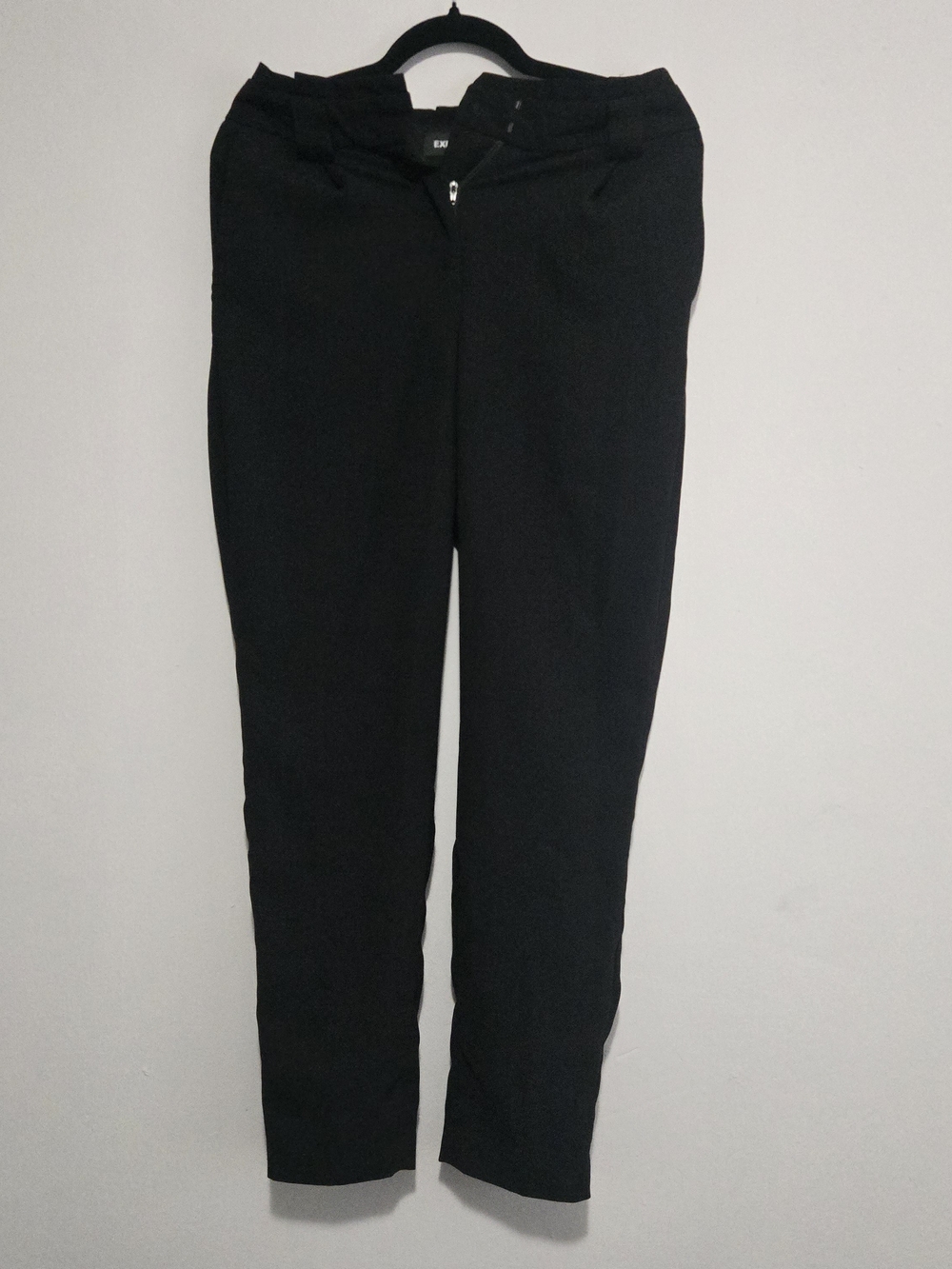 Express Black Women's Straight Ankle High Rise Pant